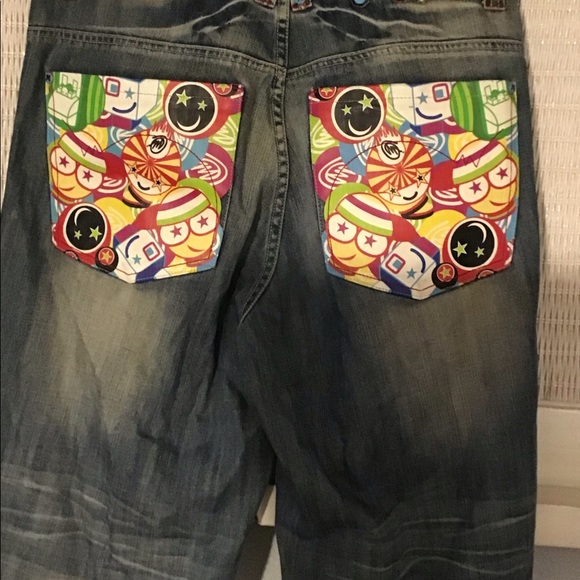 Miskeen Originals Retro Hypebeast Denim Shorts - Picture 4 of 14